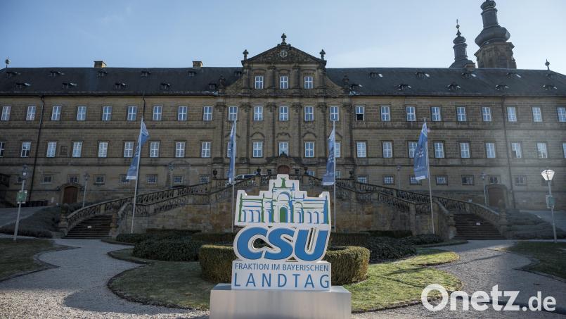 Die CSU-Landtagsfraktion tagt auf Kloster Banz. Bild: Daniel Vogl