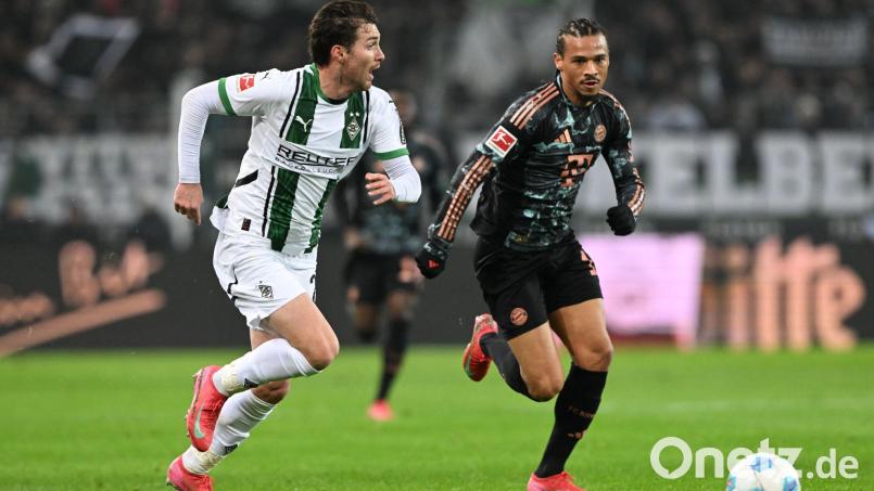 Leroy Sané (r) konnte auch am vergangenen Wochenende gegen Gladbach nicht für sich werben. Bild: Federico Gambarini/dpa