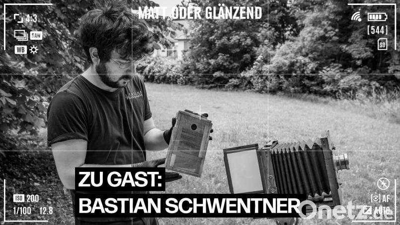 Bastian Schwentner widmet sich der Fotografie mit Kollodium-Nassplatten-Verfahren. Bild: Bastian Schwentner