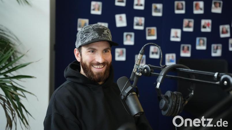 Marco Wölfl, der Goalie der Blue Devils Weiden, sprach im Podcast &quot;Powerplay&quot; über den derzeitigen Höhenflug des DEL-2-Neulings. Bild: Marco Meier