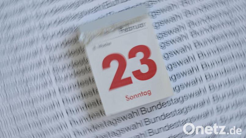 Die Kreiswahlvorschläge im Wahlkreis 234 Weiden zur Bundestagswahl am 23. Februar sind eingegangen. Bild: Sebastian Kahnert/dpa