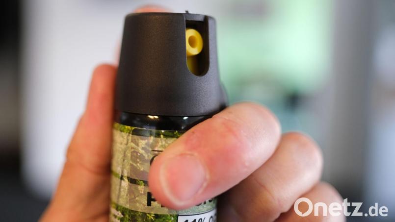 Mit Tierabwehrspray attackierte eine 39-Jährige eine 18-Jährige am Schwandorfer Bahnhof. Bild: Bernd Weißbrod/dpa