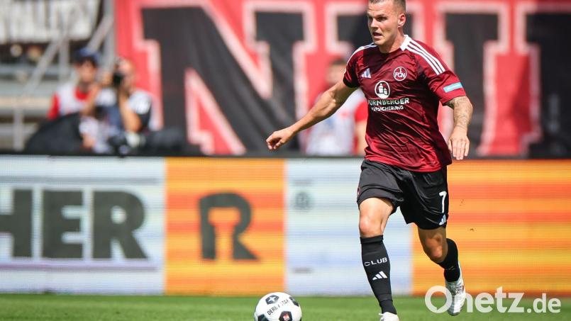 Florian Pick verlässt den 1. FC Nürnberg. Bild: Daniel Karmann/dpa