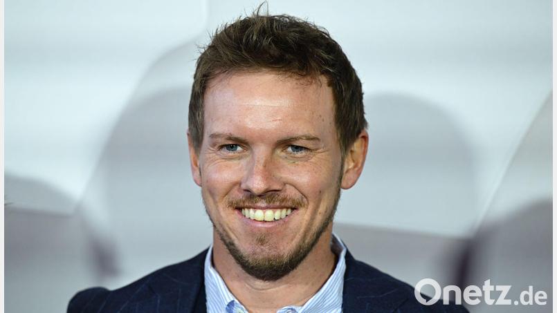 Bundestrainer Julian Nagelsmann hat bis 2028 verlängert. Bild: Arne Dedert/dpa