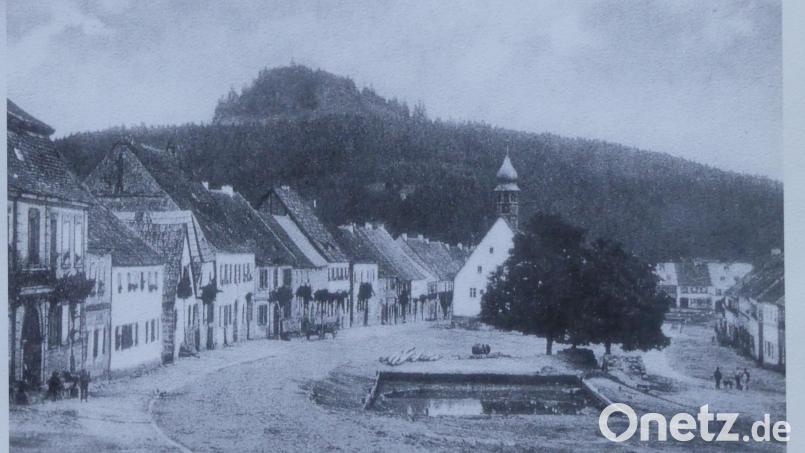 In der Vorkriegszeit bereicherte eine kleine Wasserfläche das Stadtbild der Kulmstadt. Wie soll nun ein neuer &quot;Bürgerbrunnen&quot;? Bild: Archiv Hermann