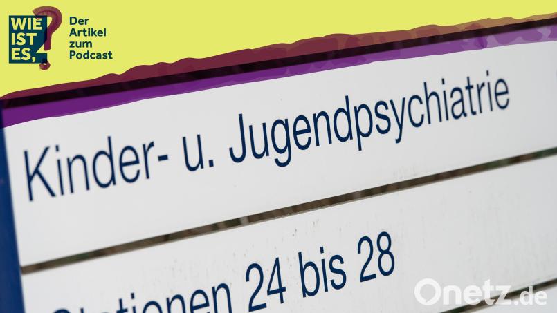 In dieser Folge geht es um die Arbeit in einer Kinder- und Jugendpsychiatrie. Bildmontage: Uwe Anspach/dpa/Marina Gube