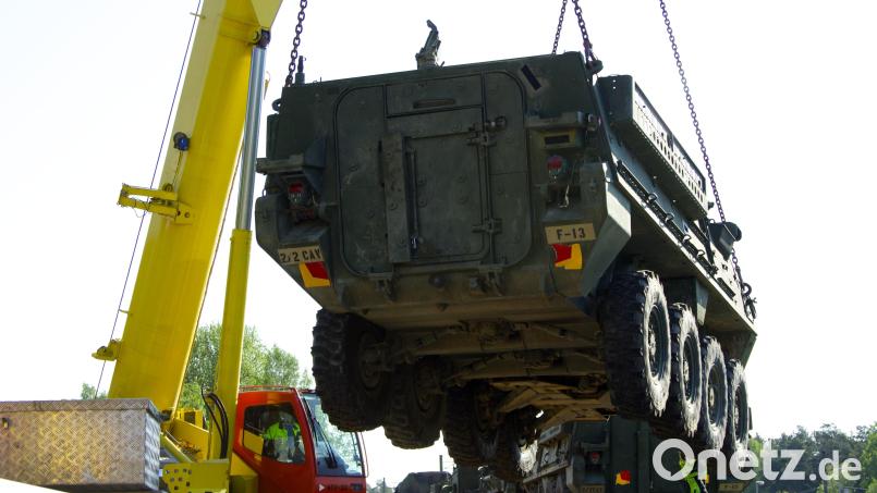 Müssen die Stryker-Panzer weg aus Vilseck? Neue Berichte nähren Spekulationen um den Abzug von US-Soldaten? Bild: Capt. Jennifer Cruz
