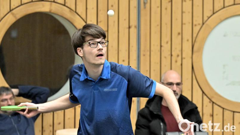 Jonas Dinter vom TTSC Kümmersbruck leitete mit seinem Sieg die Wende für den TTSC ein. Am Ende gewannen die Kümmersbrucker mit 6:4 gegen den FC Adler Weidhausen. Archivbild: Hubert Ziegler
