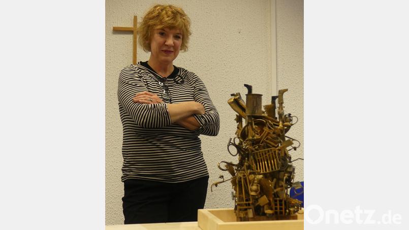 So oder auch komplett anders könnte der künftige Brunnen der Künstlerin Susann Neumann – abhängig von den gesammelten Objekten – aussehen. Bild: rn