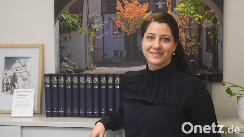 Die Geschäftsführerin des Stadtmarketings, Andrea Schild-Janker, hört auf. Bild: Gabi Schönberger