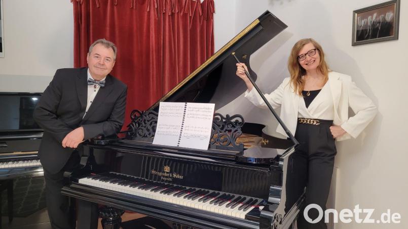Das Duo &quot;La Ed&quot;, bestehend aus Eduard Hubert und Larissa Bultmann. Bild: Bultmann &amp; Hubert/exb