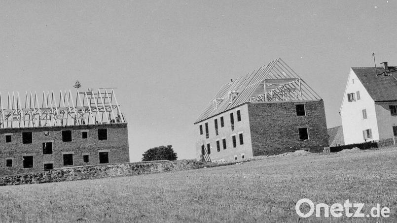 An der Stanzenbachstraße in Altenstadt bei Vohenstrauß wurden in den 1950er Jahren Genossenschaftshäuser errichtet. Bild: Archiv Baugenossenschaft/exb