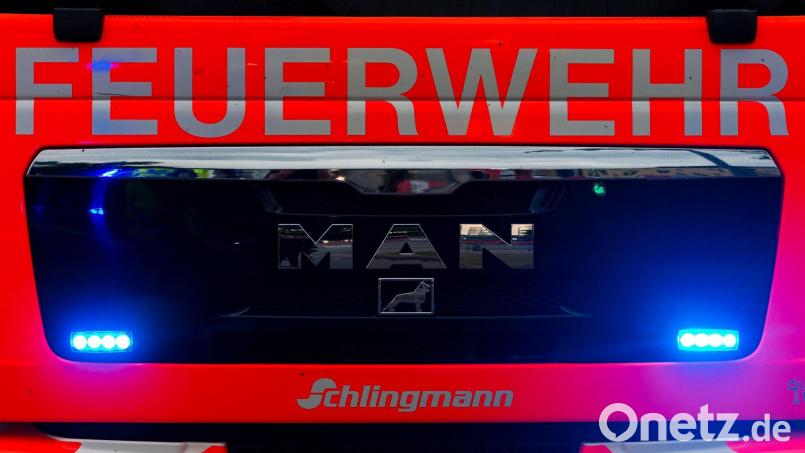 Die Feuerwehr rückte nach Ziegelhäuser bei Pfreimd aus. Bild: exb