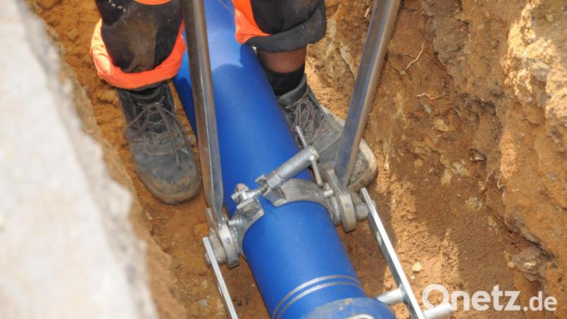2000 Meter Hauptleitungen werden bis 2028 für die Wasserversorgung in Auerbach erneuert. Symbolbild: ge