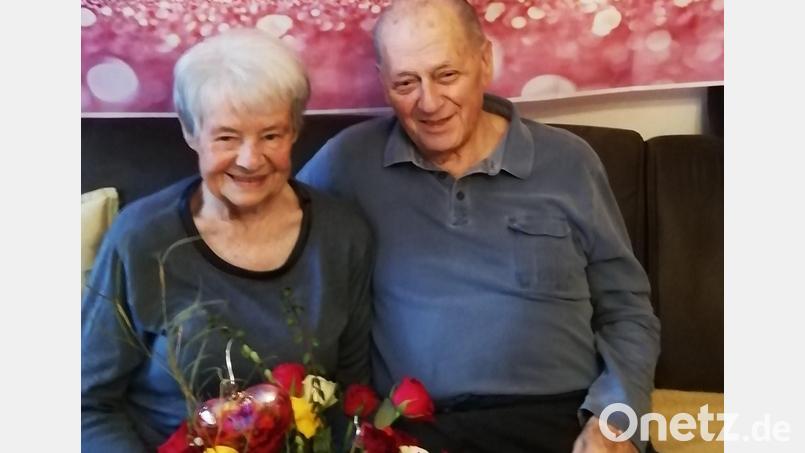 Klothilde und Valentin Filberth feierten ihren 65.Hochzeitstag. Bild: soj
