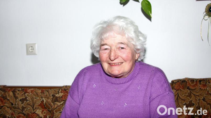 Maria Bächer lebt in Muckenthal bei Wiesau. Zur Welt kam sie vor 85 Jahren am Aslhof ihrer Eltern. Bild: wro