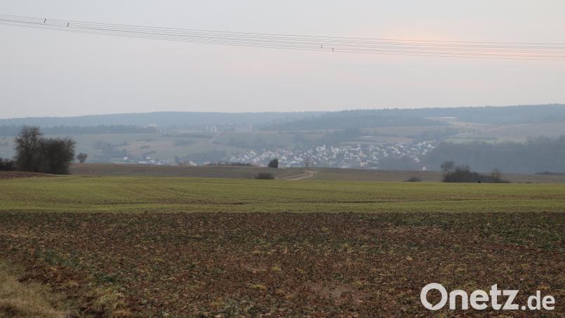 Blick vom nordöstlichsten Gemeindebereich in Richtung Rieden. Hier hätte ein Projektierer gerne drei Windräder errichtet, eines davon auf Riedener Gemeindegebiet. Bild: mrr