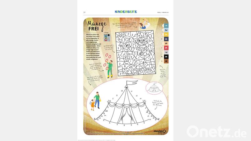 Malen und Knobeln Bild: Oberpfalz-Medien
