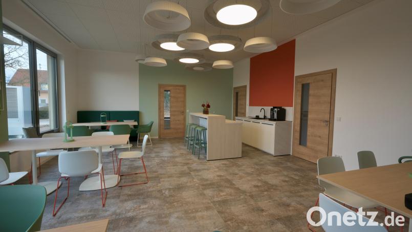 Auch innen so gut wie fertig: Das neue Nachsorgezentrum des VKKK in Zeitlarn. Bild: Udo Wildner