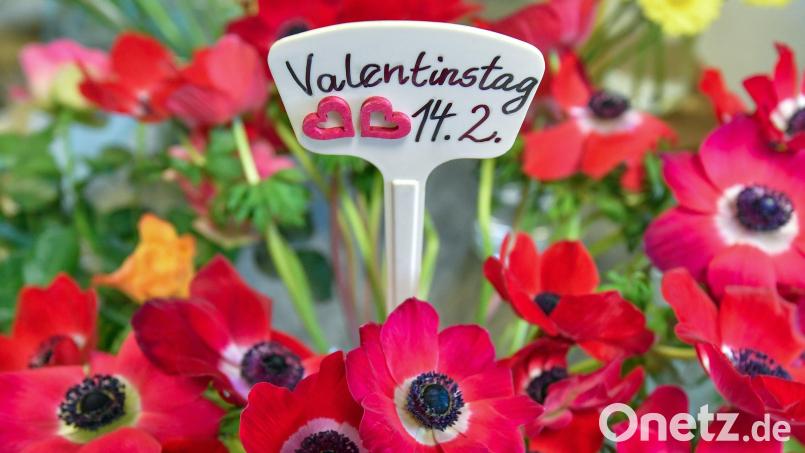 Am 14. Februar feiern Liebende den Valentinstag. Das Brauchtum des Tages geht auf das Fest des Heiligen Valentin (Valentin von Terni) zurück. Symbolbild: Patrick Pleul/dpa