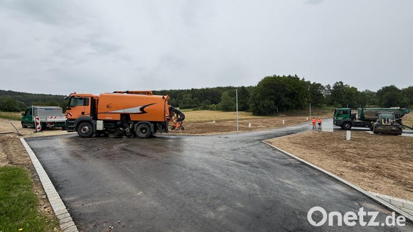 In der Gemeinde Birgland wurden die Straßenschäden durch den Starkregen im Juni 2024 zeitnah beseitigt - doch der erhoffte Zuschuss vom Amt für ländliche Entwicklung blieb aus. Archivbild: ge