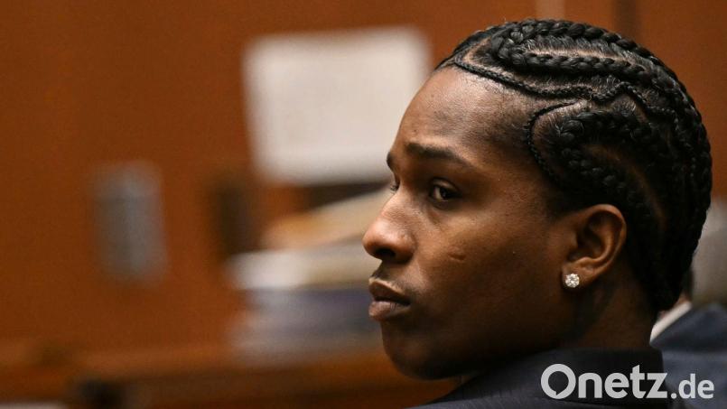 Steht aktuell vor Gericht: US-Rapper Asap Rocky. (Archivbild) Bild: Patrick T. Fallon/AFP Pool via AP/dpa