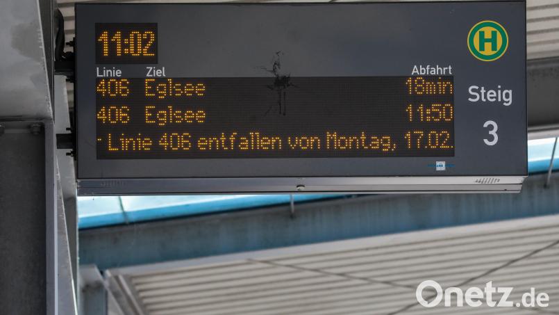 Immer wieder fallen auf den Amberger Stadtlinien 405 und 406 die Busse aus. Das war auch Thema in der letzten Verbandsversammlung des Zweckverbands Nahverkehr Amberg-Sulzbach. Bild: Wolfgang Steinbacher