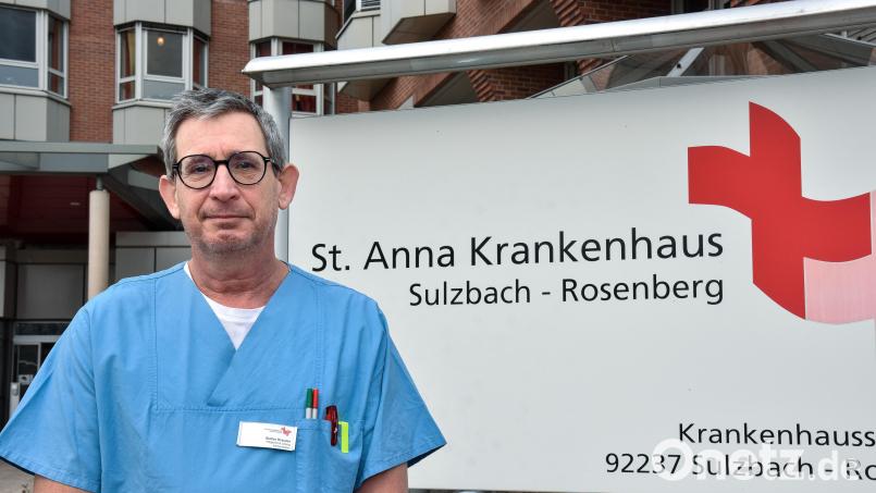 Stefan Kreuzer, Pflegerischer Leiter der Intensivstation des St.-Anna-Krankenhauses in Sulzbach-Rosenberg. Bild: Stephan Huber