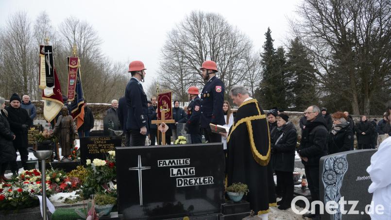Karl Enslein aus Pleystein verstarb am 12. Februar. Am Donnerstag wurde der Bäckermeister auf dem Friedhof in Pleystein beigesetzt. Bild: bey