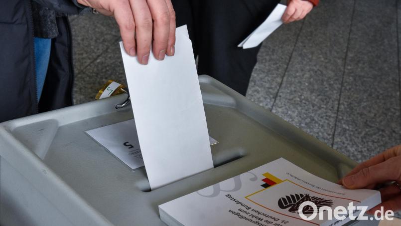Der Ansturm auf die Wahllokale war enorm. Auch im Landkreis Amberg-Sulzbach. In Gebenbach lag die Wahlbeteiligung bei 92 Prozent. Bild: Stephan Huber