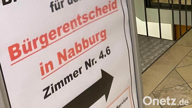 Die Nabburger haben ganz klar abgestimmt: 71,5 Prozent wollen den Tunnel. Bild: Wilhelm Amann