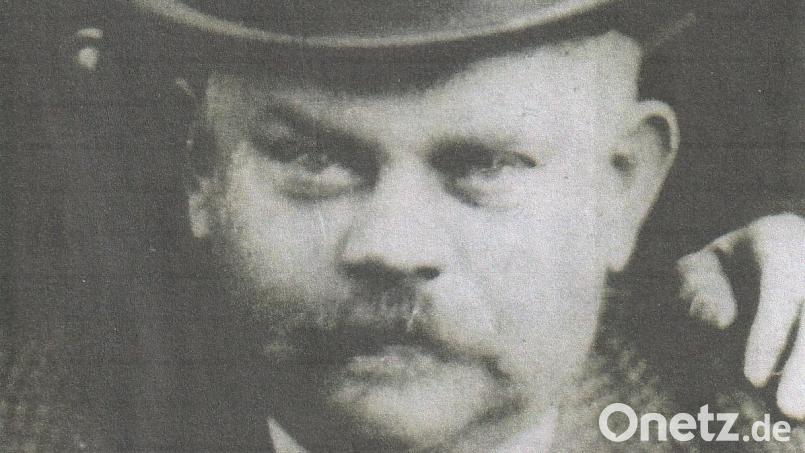 1,95 Meter groß und über drei Zentner schwer: Hahnbachs Ehrenbürger Joseph Trösch war eine imposante Erscheinung. Bild: Archiv Ludwig Graf