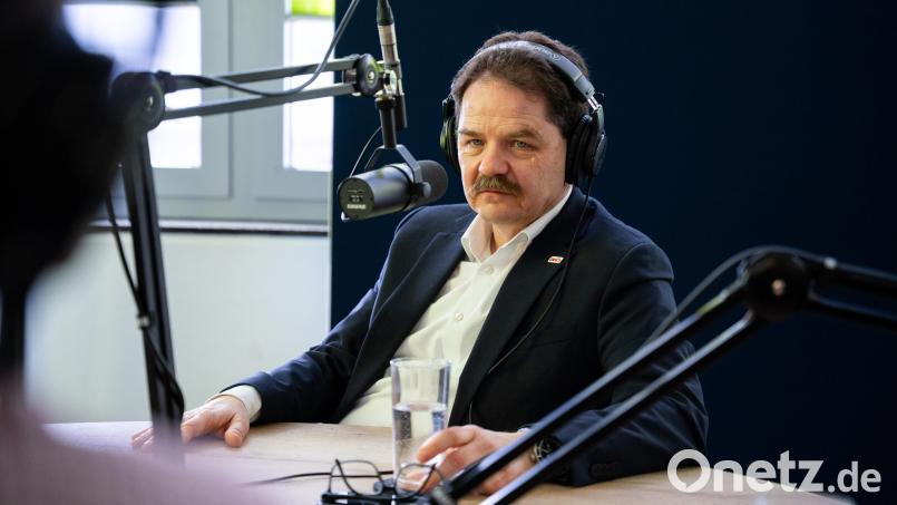 Geschäftsführer Franz Vodermeier war zu Gast in der neuen Folge vom &quot;Powerplay - dem Eishockey-Podcast rund um die Blue Devils Weiden&quot; Bild: Marina Gube