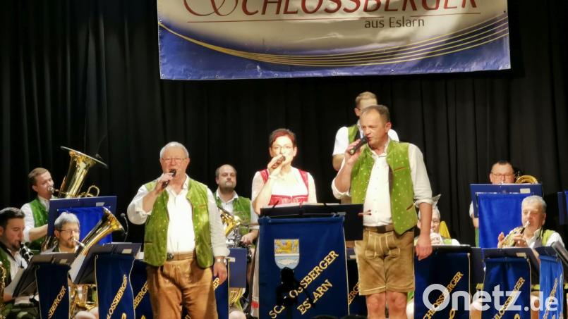 Die &quot;Schlossberger&quot; garantieren mit bayerisch-böhmischer Blasmusik und Gesang beste Unterhaltung beim Eslarner Starkbierfest. Archivbild: gz