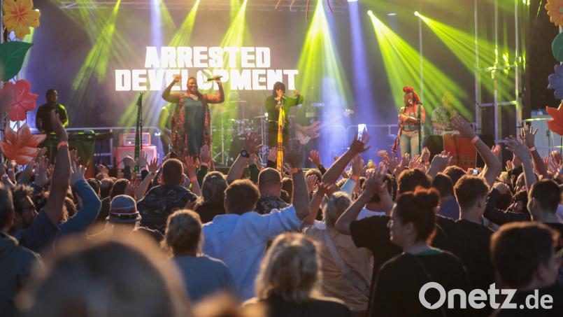 Arrested Development; zweifache Grammy-Gewinner, die Hip-Hop Legende aus Georgia, hat 2024 ihr einziges Konzert in Deutschland in Amberg bei &quot;Sommer in der Stadt&quot; gegeben. Bild: Wolfgang Steinbacher