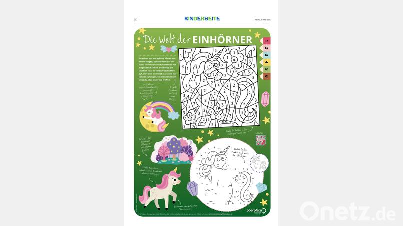 Malen und Knobeln Bild: Oberpfalz Medien