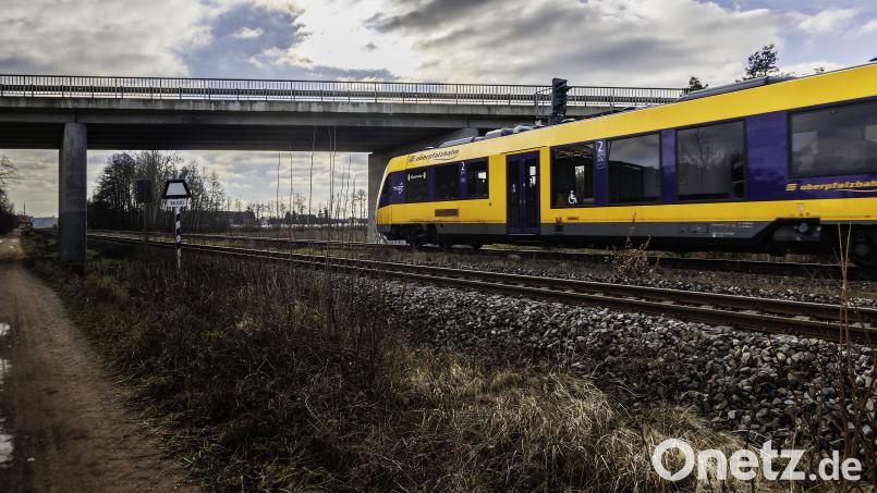 Die Bahnstrecke zwischen Schwandorf und Regensburg wird in diesem Sommer gesperrt und saniert. Während dieser Zeit soll auch die Bahnbrücke bei Klardorf erneuert werden. Archivbild: Hösamer