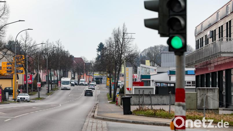 Die Bayreuther Straße in Amberg bleibt offen. Das betont die Stadt in einer neuen Pressemitteilung. Bild: Wolfgang Steinbacher