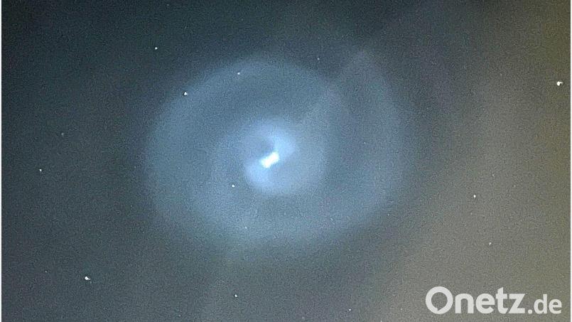 Das Lichtphänomen war über Deutschland und Teilen Europas zu sehen. Bild: Nick Ehlers/dpa