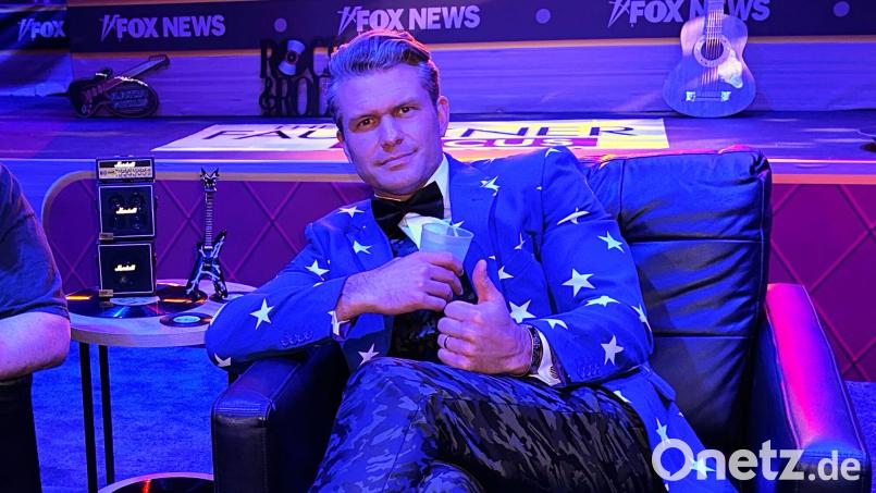 So sah der US-Verteidigungsminister vor seinem Job in der Trump-Regierung aus: Pete Hegseth war &quot;Fox News&quot;-Moderator. Bild: picture alliance/dpa/SMG via ZUMA Press Wire