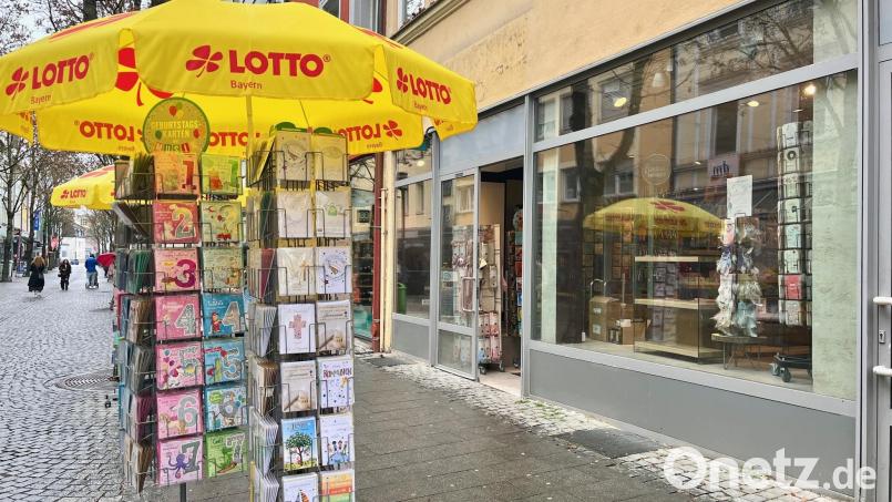 Der Geschenkeladen &quot;Glückskind&quot; hat die Straßenseite in der Max-Reger-Straße gewechselt. Bild: Gabi Schönberger