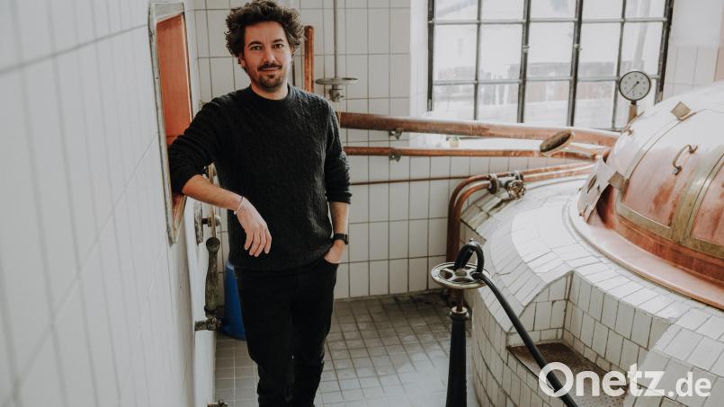 Blick ins Sudhaus: Lino Molter betreibt in Irchenrieth bei Weiden gemeinsam mit seinem Vater Arne eine historische Brauerei. Bild: Sara Neidhardt