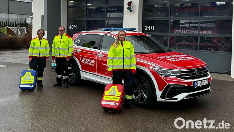 Alexandra Killermann, Thomas Ettl und Sonja Lingl (von links) sind zum Einsatz bereit. Bild: amö