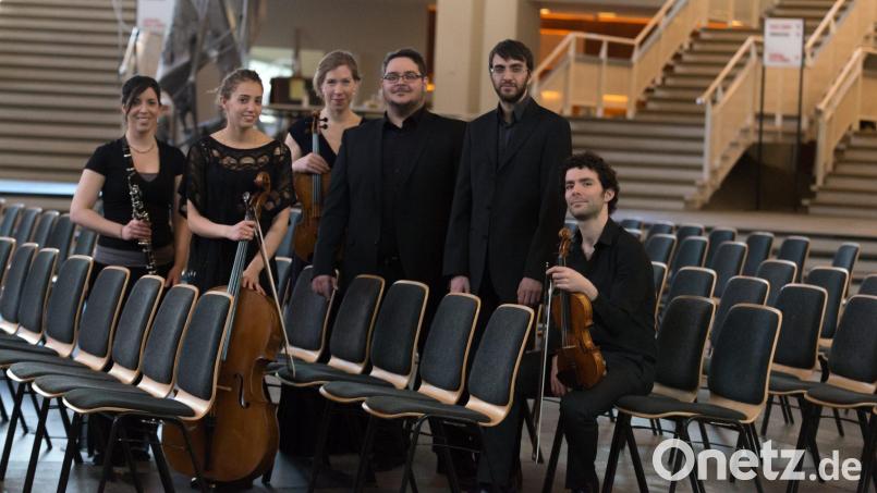 Das Else-Ensemble mit Robert Schumann, Josef Laber, Alban Berg und Robert Kahn. Bild: Else Ensemble/exb