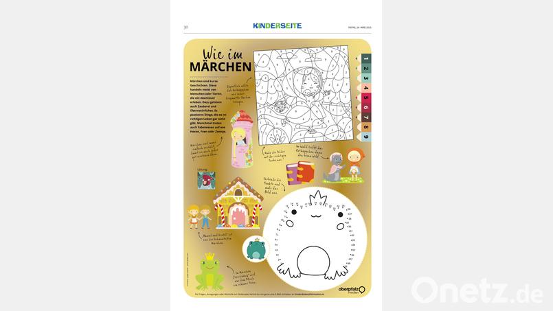 Malen und Knobeln. Bild: Oberpfalz Medien