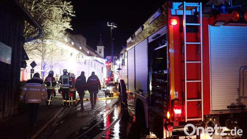 Feuer in einem Kloster. Bild: Kreisbrandinspektion Cham