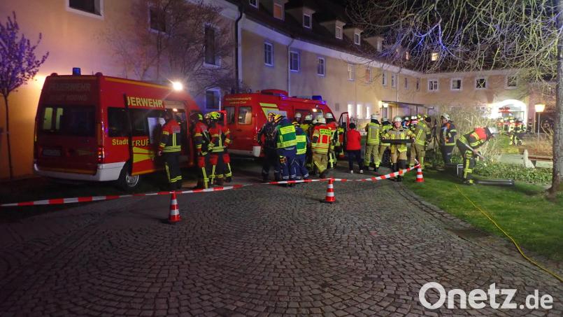 Feuer in einem Kloster Bild: Kreisbrandinspektion Cham