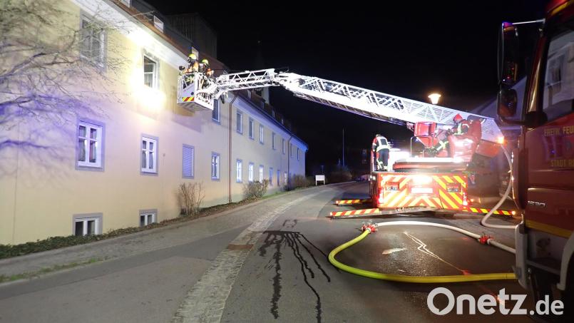 Feuer in einem Kloster. Bild: Kreisbrandinspektion Cham