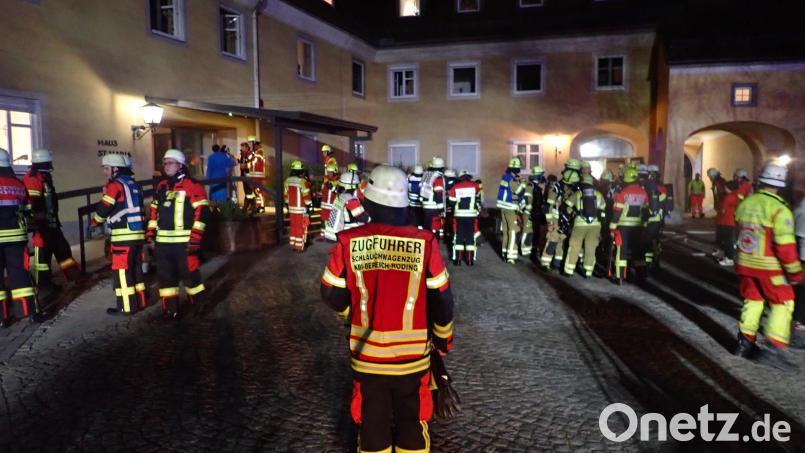 Feuer in einem Kloster. Bild: Kreisbrandinspektion Cham