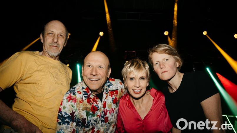 Das sind die Well Tuned Catz (von links): Leif Wiesmeth, Eckhard Kopetzki, Angela Thar und Anita Kinscher. Bild: Thiemo Donhauser